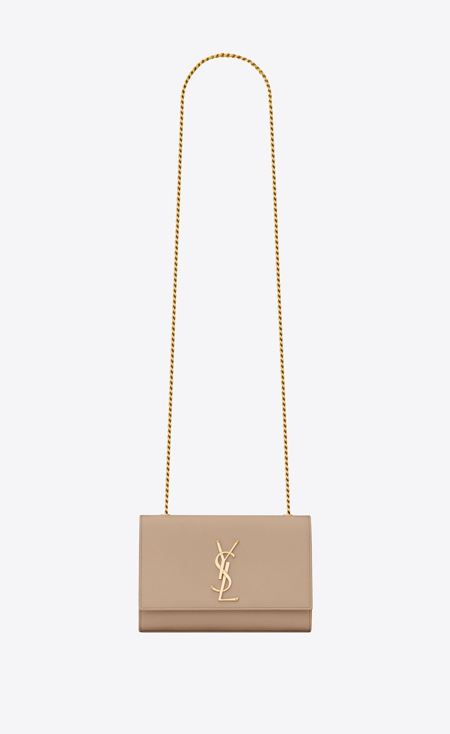 KATE SMALL CHAIN BAG IN GRAIN DE POUDRE EMBOSSED LEATHER